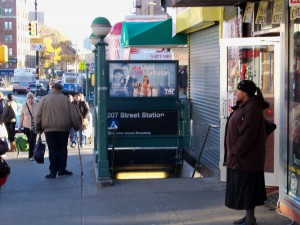 inwood 207th street subway