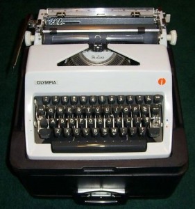 olympia typewriter